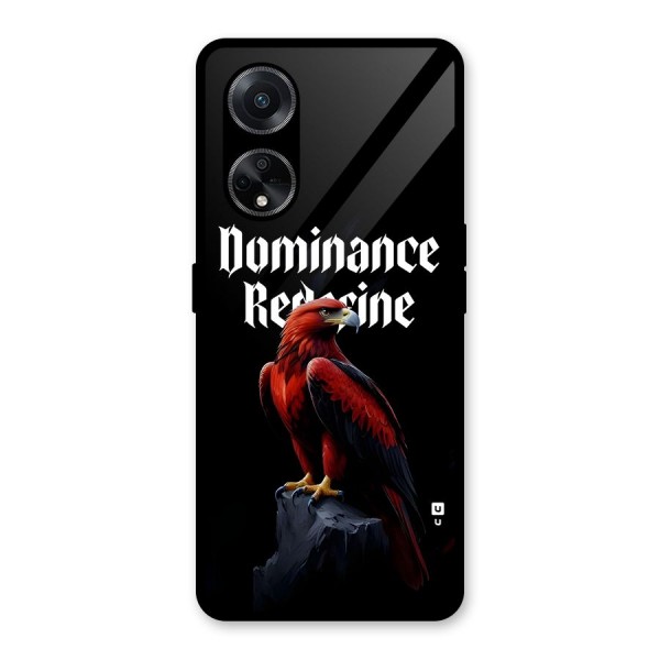 Dominance Eagle Glass Back Case for Oppo F23