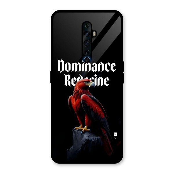 Dominance Eagle Glass Back Case for Oppo Reno2 F