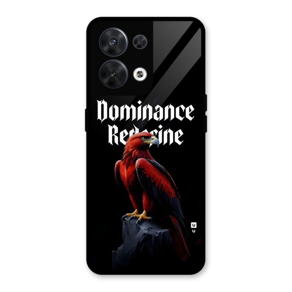 Dominance Eagle Glass Back Case for Oppo Reno8 5G