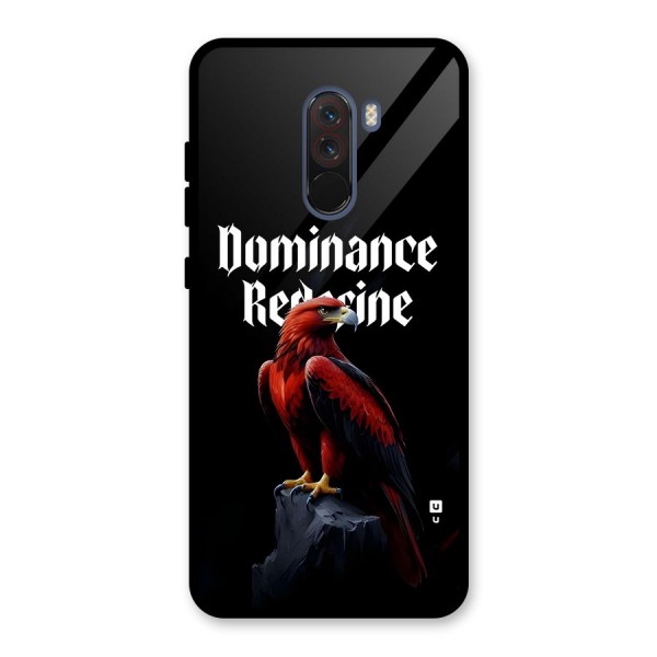 Dominance Eagle Glass Back Case for Poco F1