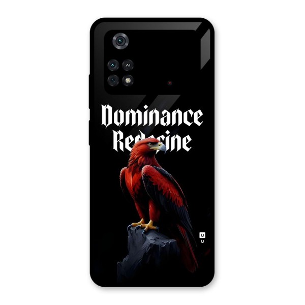 Dominance Eagle Glass Back Case for Poco M4 Pro 4G