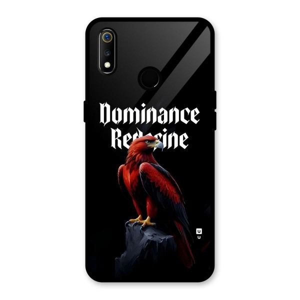 Dominance Eagle Glass Back Case for Realme 3