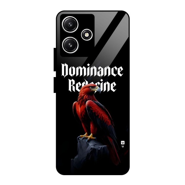 Dominance Eagle Glass Back Case for Redmi 12 5G