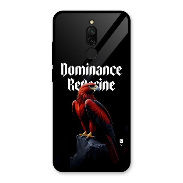 Dominance Eagle Glass Back Case for Redmi 8