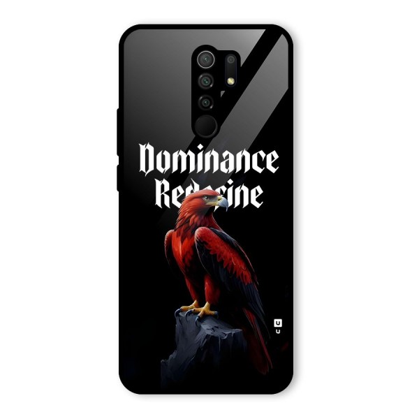 Dominance Eagle Glass Back Case for Redmi 9 Prime