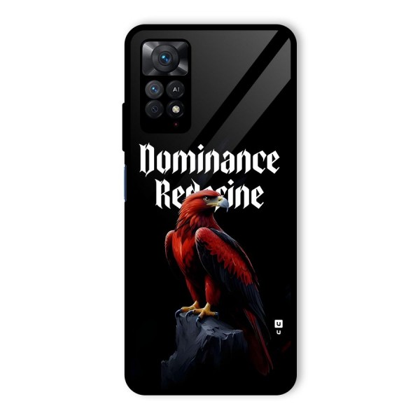 Dominance Eagle Glass Back Case for Redmi Note 11 Pro