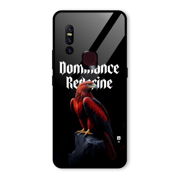 Dominance Eagle Glass Back Case for Vivo V15