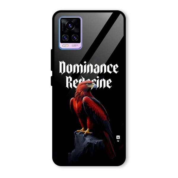 Dominance Eagle Glass Back Case for Vivo V20 Pro