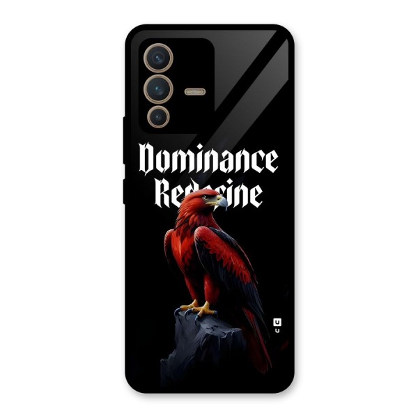 Dominance Eagle Glass Back Case for Vivo V23 5G