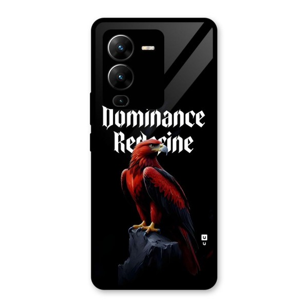 Dominance Eagle Glass Back Case for Vivo V25 Pro