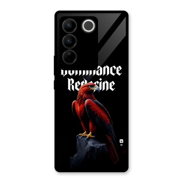 Dominance Eagle Glass Back Case for Vivo V27