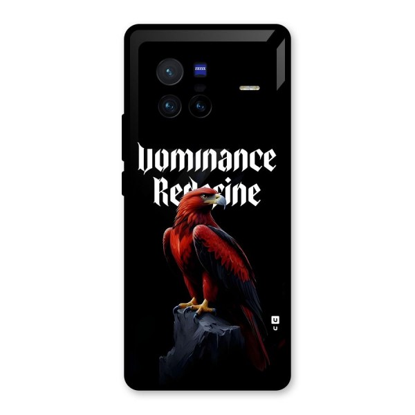 Dominance Eagle Glass Back Case for Vivo X80