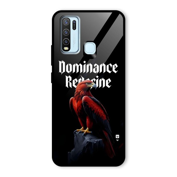 Dominance Eagle Glass Back Case for Vivo Y30