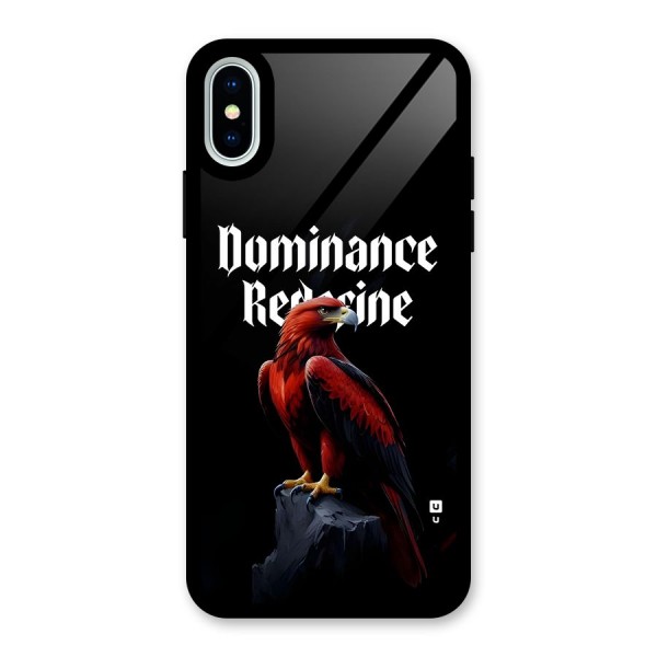 Dominance Eagle Glass Back Case for iPhone X