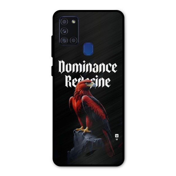 Dominance Eagle Metal Back Case for Galaxy A21s