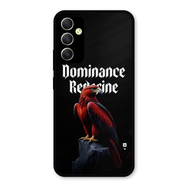 Dominance Eagle Metal Back Case for Galaxy A34