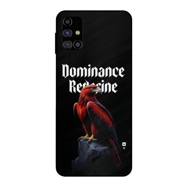 Dominance Eagle Metal Back Case for Galaxy M31s