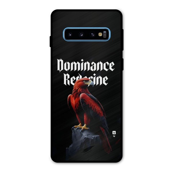 Dominance Eagle Metal Back Case for Galaxy S10