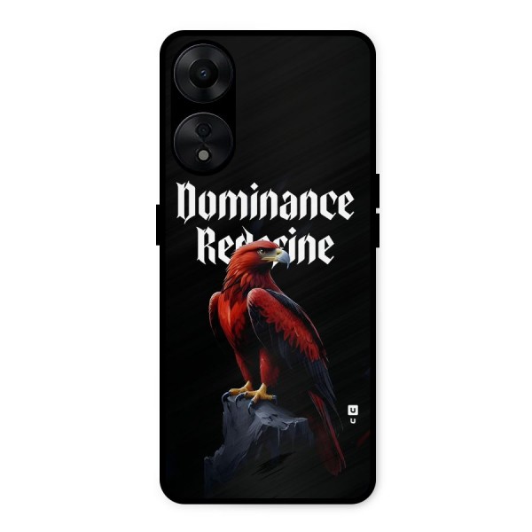 Dominance Eagle Metal Back Case for Oppo A78 5G