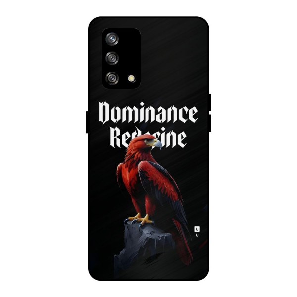 Dominance Eagle Metal Back Case for Oppo F19s