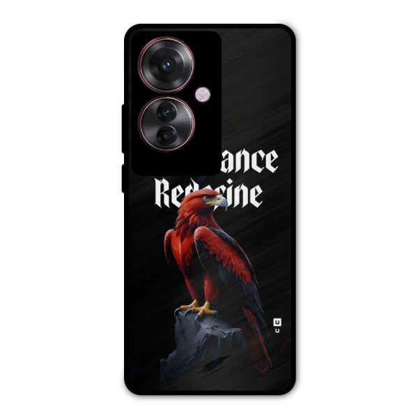 Dominance Eagle Metal Back Case for Oppo F25 Pro