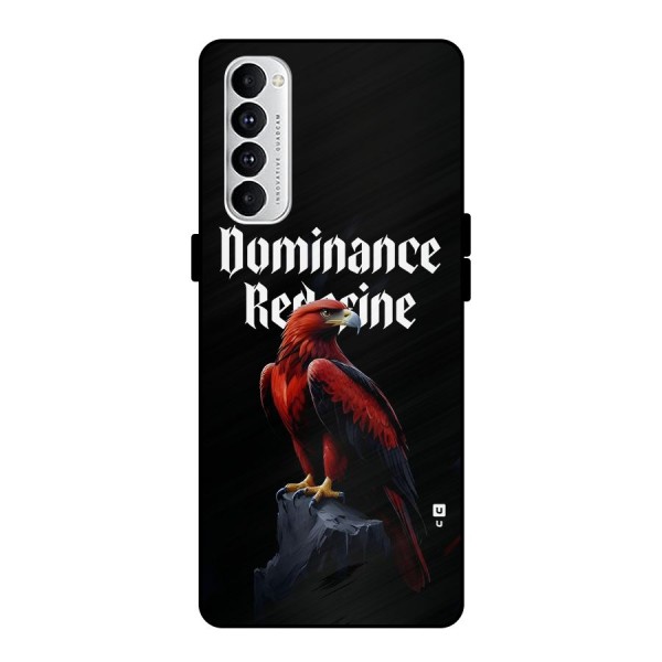 Dominance Eagle Metal Back Case for Oppo Reno4 Pro