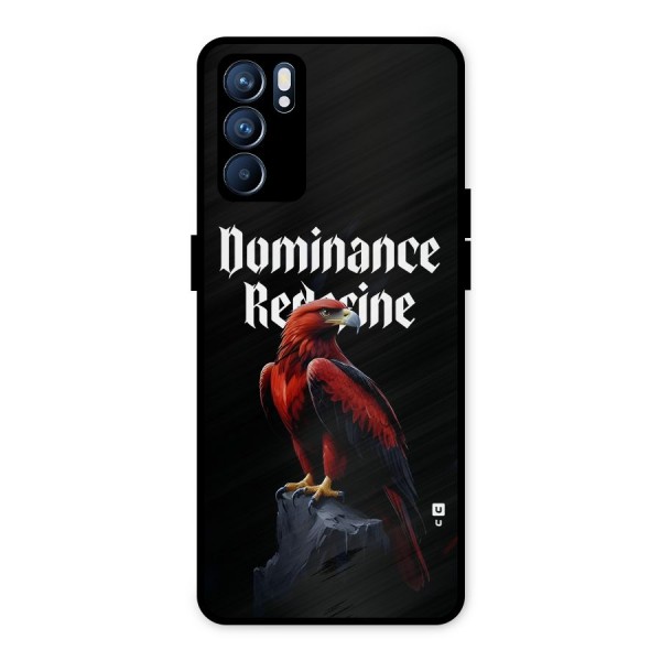 Dominance Eagle Metal Back Case for Oppo Reno6 5G