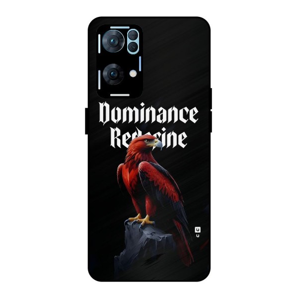 Dominance Eagle Metal Back Case for Oppo Reno7 Pro 5G