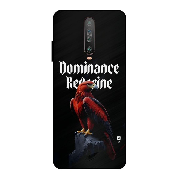 Dominance Eagle Metal Back Case for Poco X2