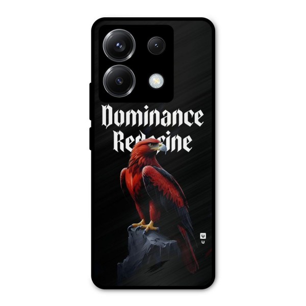 Dominance Eagle Metal Back Case for Poco X6