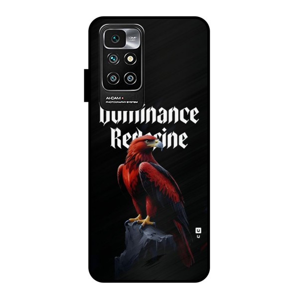 Dominance Eagle Metal Back Case for Redmi 10 Prime