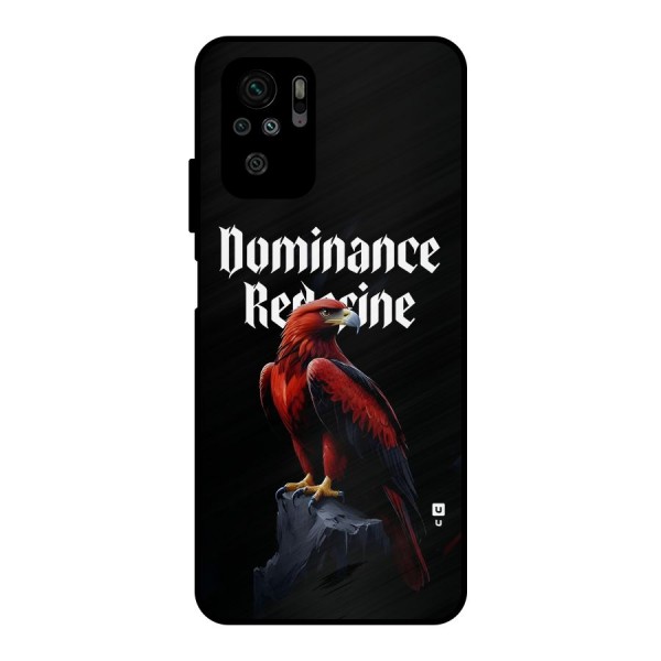 Dominance Eagle Metal Back Case for Redmi Note 10