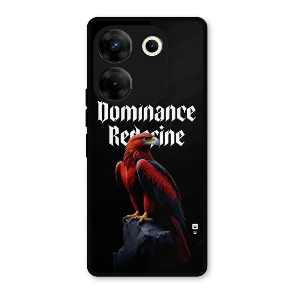 Dominance Eagle Metal Back Case for Tecno Camon 20