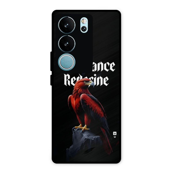 Dominance Eagle Metal Back Case for Vivo V29 Pro