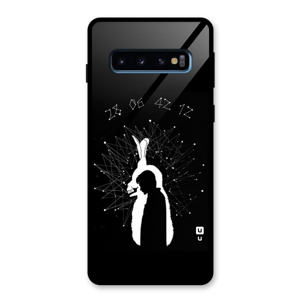 Donnie Darko Silhouette Glass Back Case for Galaxy S10