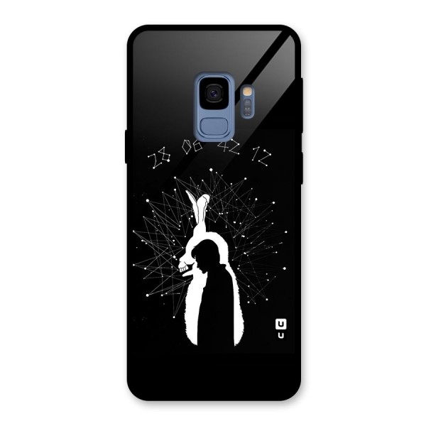 Donnie Darko Silhouette Glass Back Case for Galaxy S9