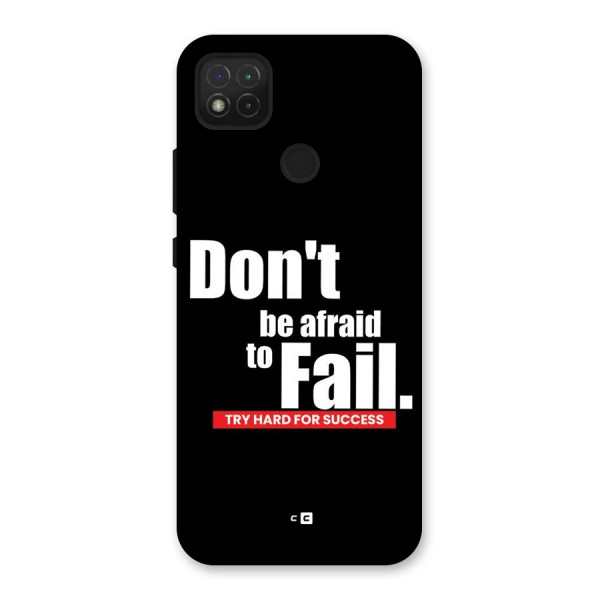 Dont Be Afriad Back Case for Redmi 9 Activ