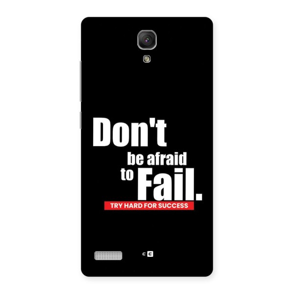 Dont Be Afriad Back Case for Redmi Note Prime