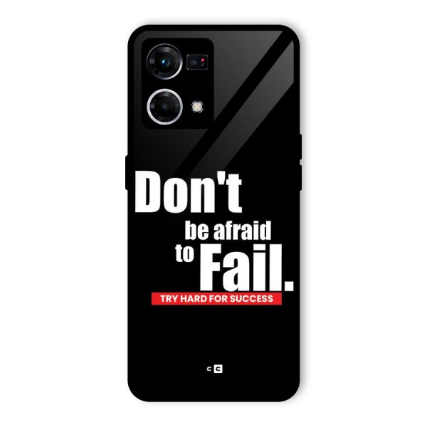 Dont Be Afriad Glass Back Case for Oppo F21 Pro 4G