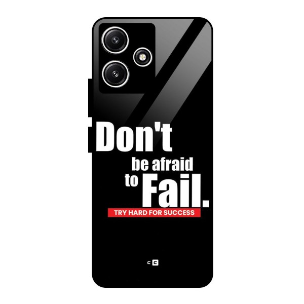 Dont Be Afriad Glass Back Case for Poco M6 Pro