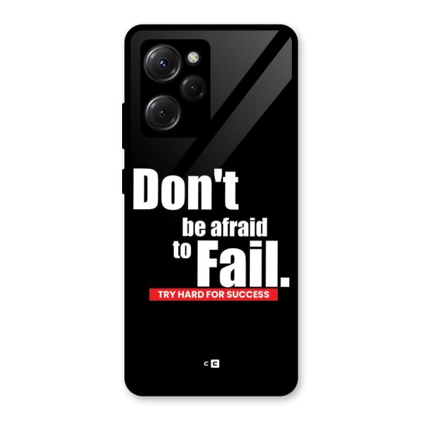 Dont Be Afriad Glass Back Case for Poco X5 Pro