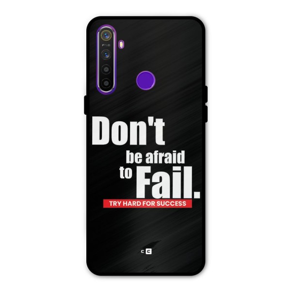 Dont Be Afriad Glass Back Case for Realme 5s