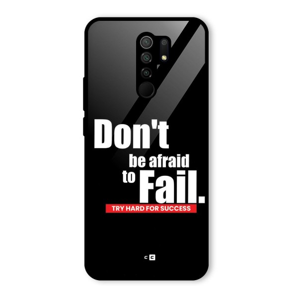 Dont Be Afriad Glass Back Case for Redmi 9 Prime