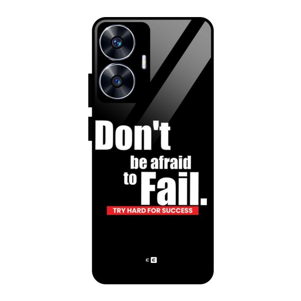 Dont Be Afriad Glass Back Case for realme C55