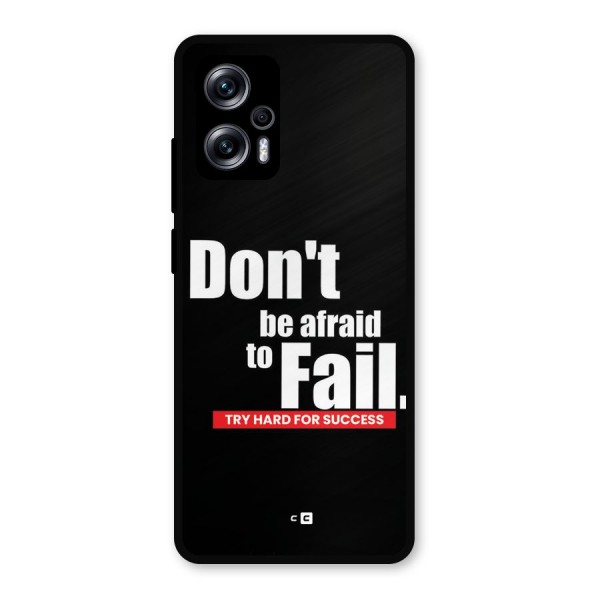 Dont Be Afriad Metal Back Case for Redmi K50i