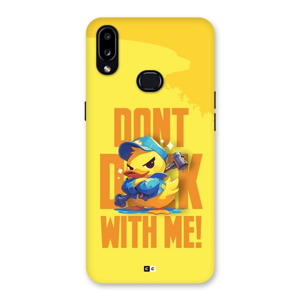 Dont Duck With Me Back Case for Galaxy A10s