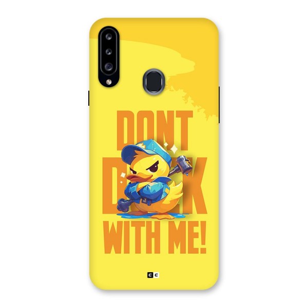 Dont Duck With Me Back Case for Galaxy A20s