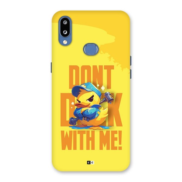 Dont Duck With Me Back Case for Galaxy M01s