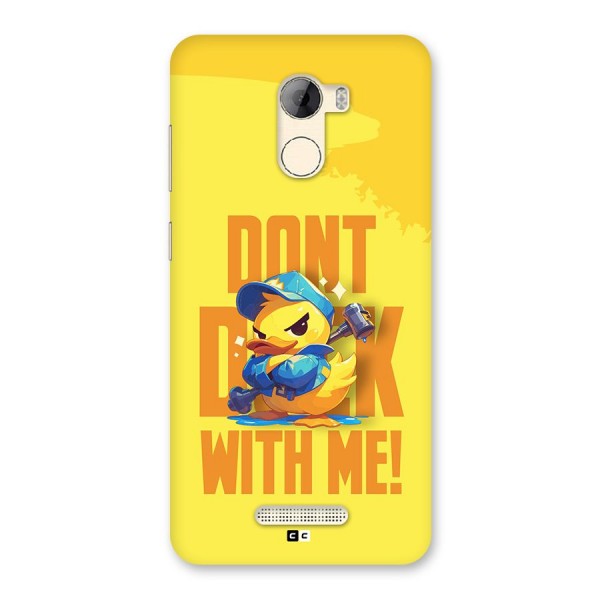 Dont Duck With Me Back Case for Gionee A1 LIte