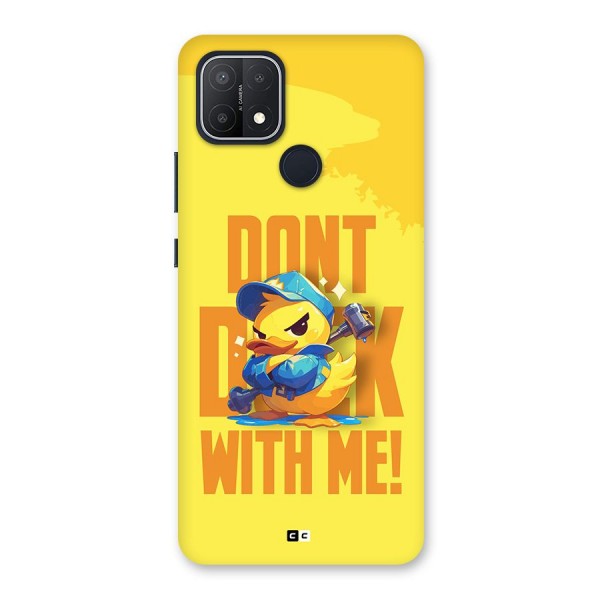 Dont Duck With Me Back Case for Oppo A15s